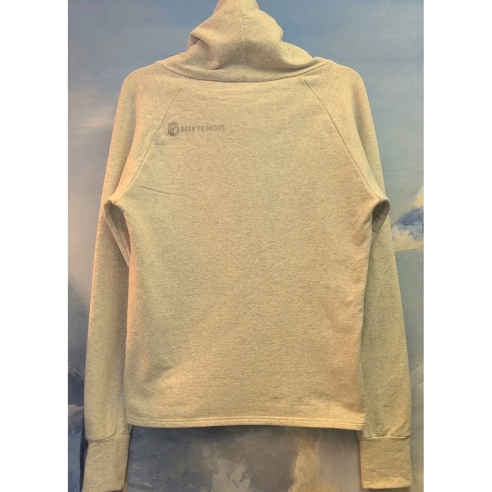 Born Primitive Womens M Cowl At The Moon Sweatshirt